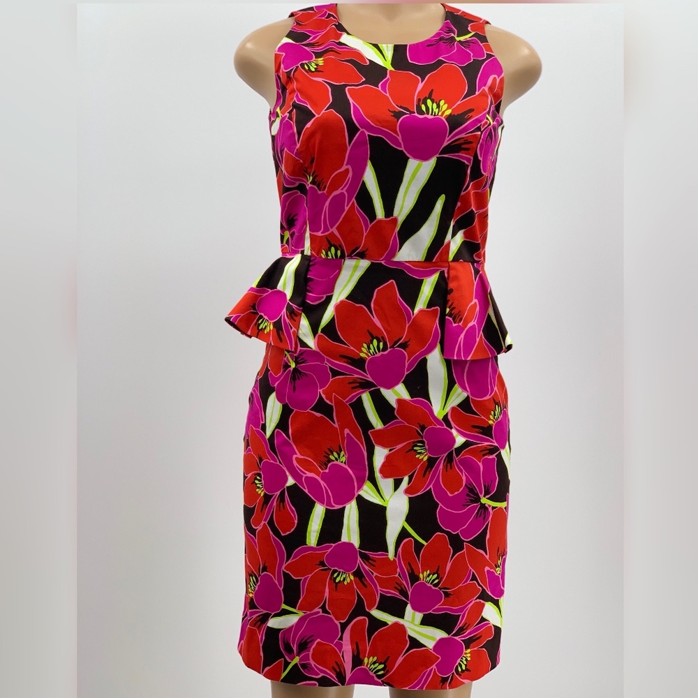 Kate Spade Floral Peplum Dress - Picture 5 of 8